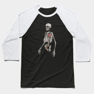 Skeleton Love Baseball T-Shirt